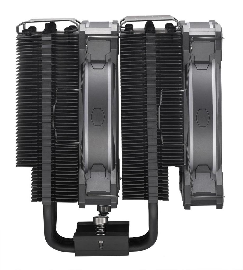 Cooler Master Hyper 622 HALO BLACK 6 тепловых трубок двойной башенный вентилятор совместим с воздушным охлаждением процессорного кулера FN1958 и LGA1700/AM5/AM4 RR-D6BB-20PA-R1