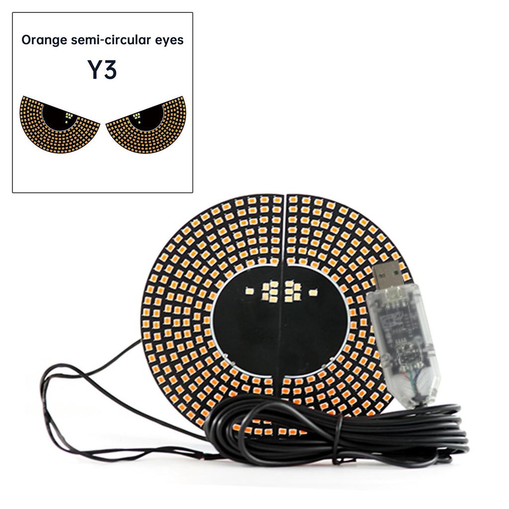 Светодиодный экран «Дьявольский глаз» Автомобильный глаз Фара грузовика Динамический светодиодный свет