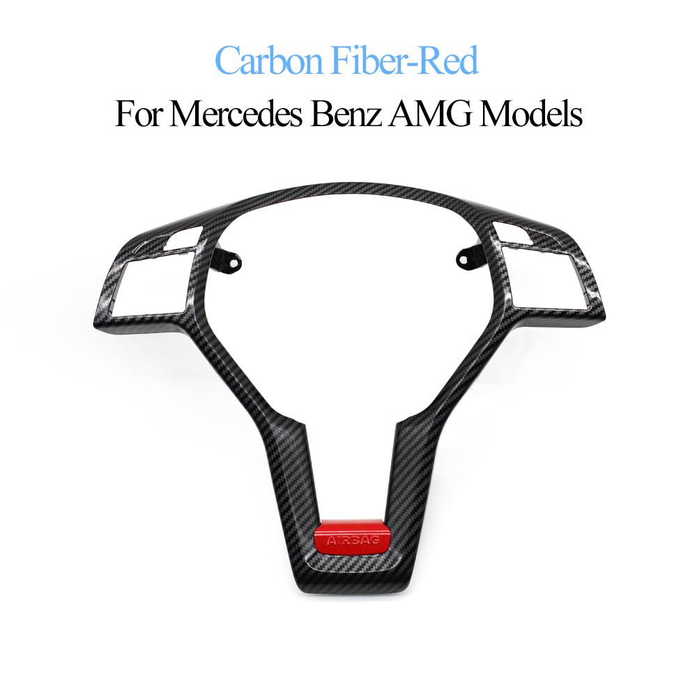 Накладка на руль автомобиля, внешняя рамка для Mercedes Benz AMG ABCE GLK Class W176 W246 W204 C204 X204 W212 W218