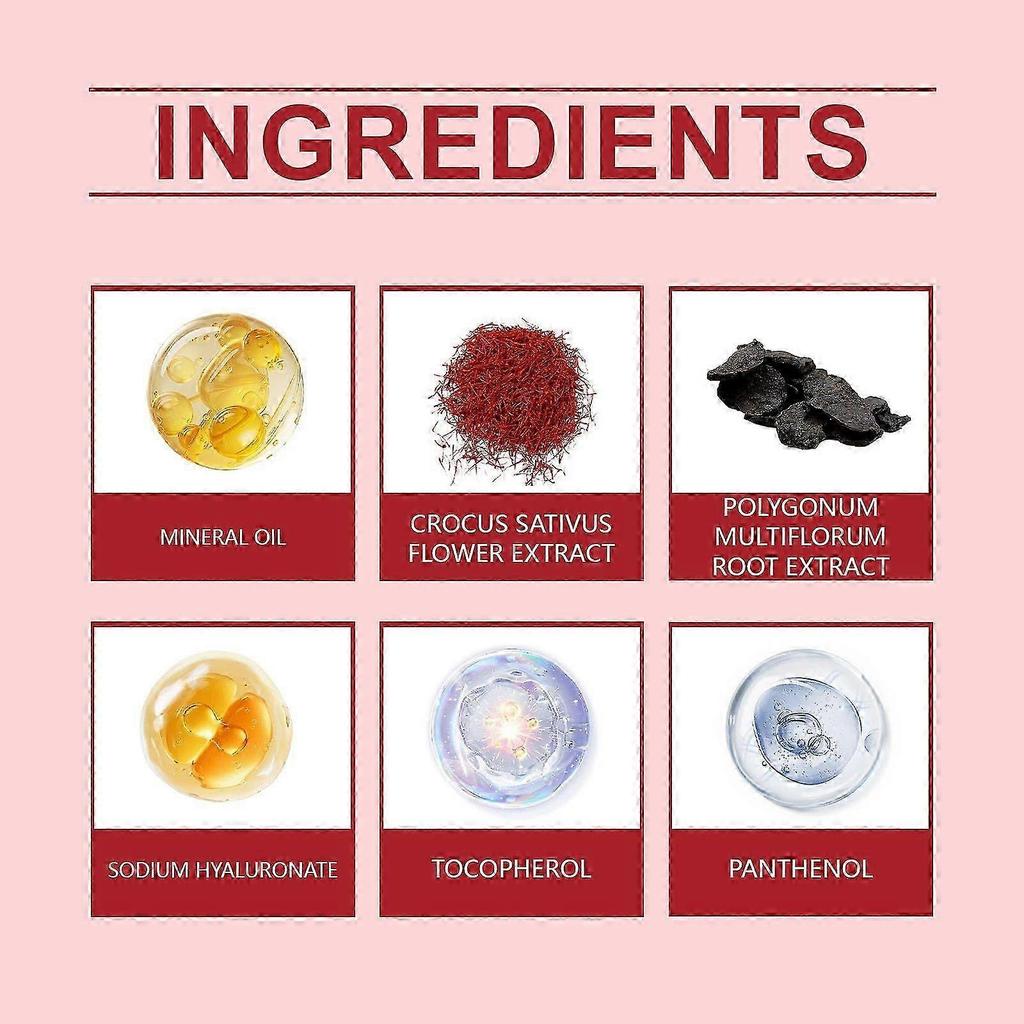 South Moon Saffron Hair Care Essential Oil Deeply Nourishes, Moisturizes And Hydrates, Making Hair Smooth And Lustrous