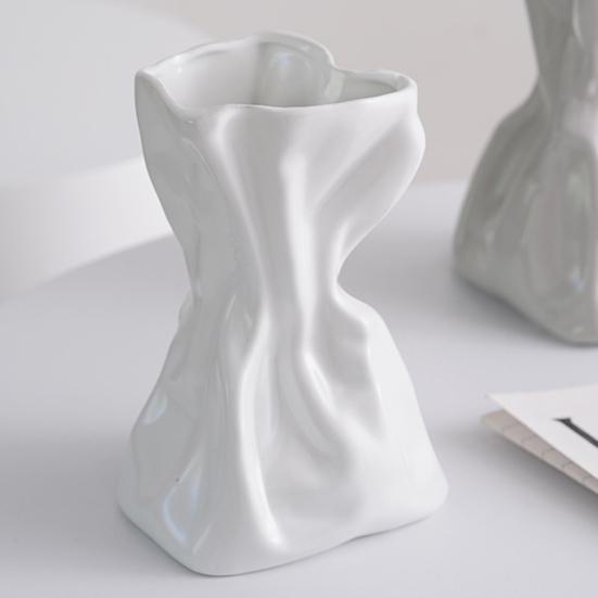 Ваза с орнаментом, современная керамическая ваза, элегантная форма, цветочные композиции, ваза для украшения домашнего стола