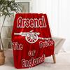 Плед Arsenal F.C. - Мягкий и Удобный, для Спальни, Путешествий, Дивана, Домашнего Декора - Подарок на День Рождения, Рождество для Друга
