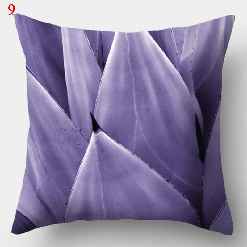 Purple Geometric Pillowcase Decorative Cushion Cover Home Sofa Decor Square Throw Pillow Covers 45*45 Pillowcases40x40cm 50x50