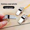Stainless Steel High-Pitched Whistle for Outdoor Survival, Referee, PE Teacher, and Basketball Training
