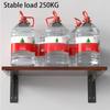 2 Pieces Heavy Duty Mantel Brackets, Large Metal Shelf, Wall Mounted Floating Triangle Hand Welded Countertop Holder, Load 250KG