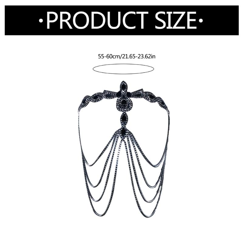 Черная маска со стразами для женщин Роскошный и загадочный костюмный головной убор Удобный аксессуар для вечеринки