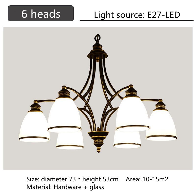 Люстра Простая Атмосфера Лампа Для Гостиной Современная Спальня Столовая Лампа Домашняя Ретро Лампа Освещение