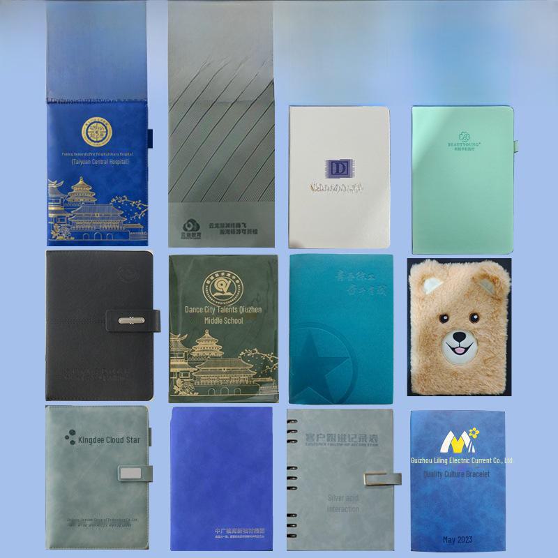 Персонализация офисного блокнота формата А5 с пряжкой-логотипом