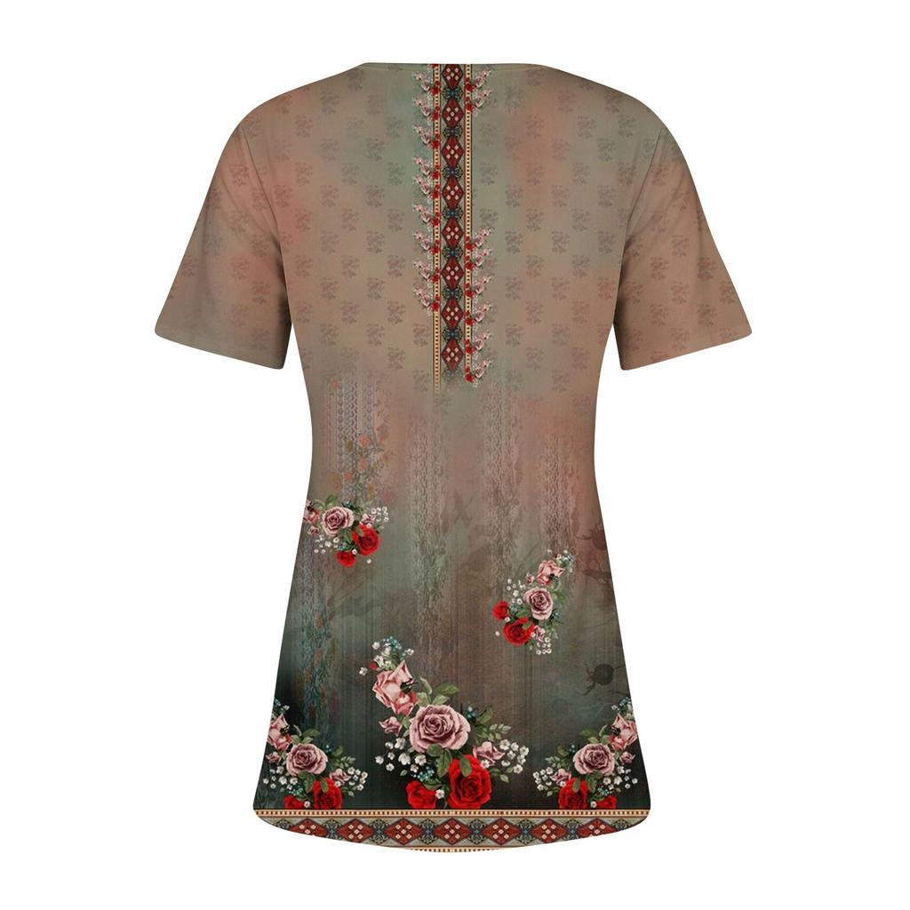 Womens Tops Hide Belly Tunic Summer Short Sleeve T Shirts Cute Flowy Tshirt Casual Dressy Blouses For Leggings