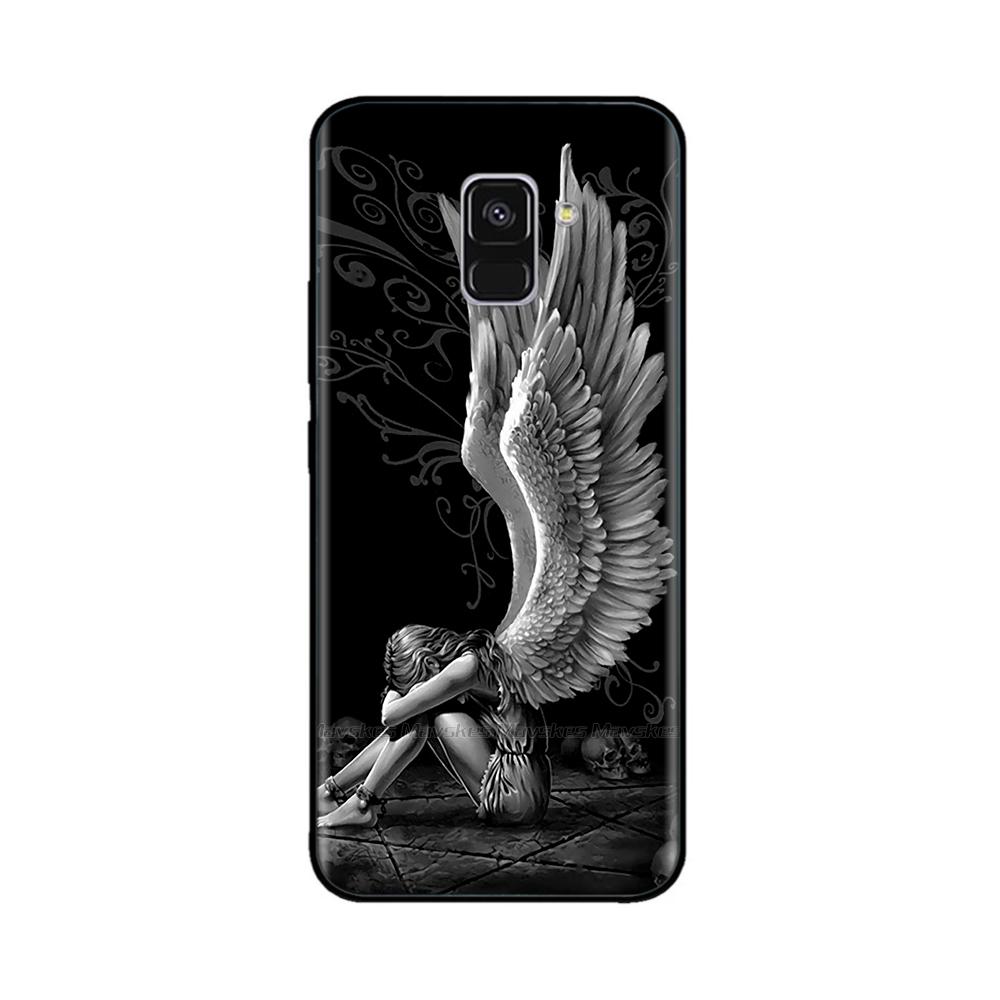Чехол для Samsung Galaxy A8 2018 Мягкий ТПУ Задняя крышка телефона Для Samsung A8 Plus 2018 A730 Чехол GalaxyA8 A 8 Силиконовый бампер Coque