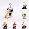 Panda Plush Keychain With Anti Fake Laser Mark For Graduation Gifts