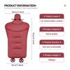 YYQO6 Car Seat Breathable Velour Leather Cushion Cover Accessories For Ford mk2 mk3 Ranger Mondeo mk4 S-MAX Kuga Mustang Fusion