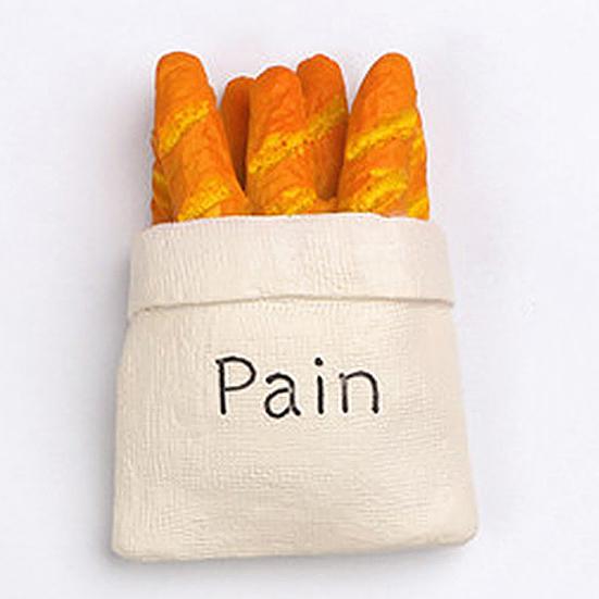 Наклейка в форме хлеба, еда, портативный магнитный милый магнит на холодильник для кухонного холодильника