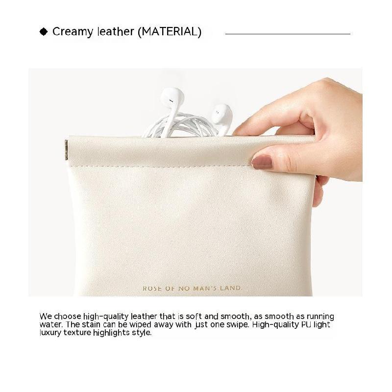 Сумка для хранения кабеля передачи данных с автоматическим замком, сумка для переноски проводных наушников, зарядное устройство, косметика, сумка для хранения губной помады, нулевой кошелек