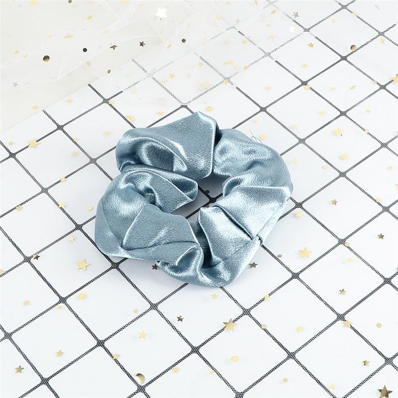 60 Styles Women Girls Satin Scrunchie Candy Color Hair Ties Rope Elastic Fashion Hair Bands Vintage Simple Hair Accessories Gift