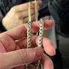 Ожерелье из титановой стали с тиснением в виде кубинской цепи: Мужская модная цепочка на ключицу, простой аксессуар в стиле хип-хоп