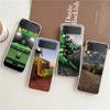 Phone Case For Samsung Galaxy Z Flip 3 4 5 Transparent Fold High Hard PC Shell For Galaxy Z Flip 3 5 Cover Farm Vehicle Tractor