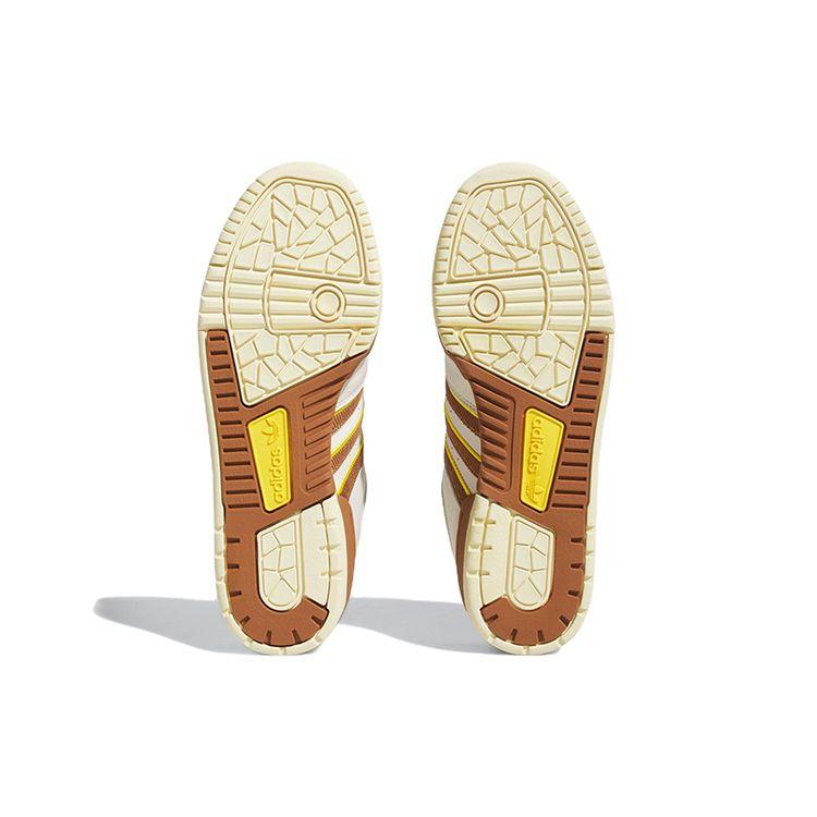 Adidas Rivalry Low 86 Chalk Wild Brown Unisex Sneakers White Chalk-White Hazy-Yellow FZ6317