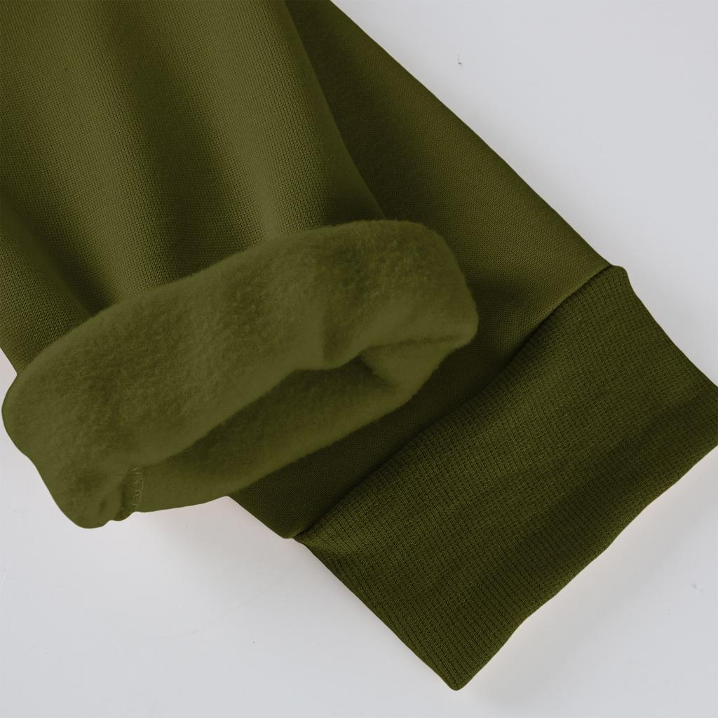 Men's Fleece Hoodie Casual Long Sleeve 1/4 Zipper Pullover Sweatshirts