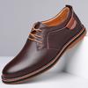 Повседневная кожаная модная деловая обувь Классическая офисная обувь для ходьбы Оксфорды Универсальная шнуровка Свадебная Ретро Плоская Дизайнерская обувь