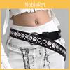 Retro Inspired Metal Buckle Belt With Hollow Out Design Fashionable Outfits