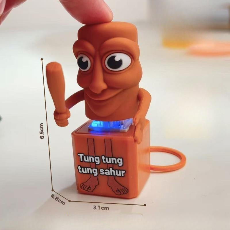 Тунг Тунг Тунг Сахар Игрушки-непоседы Кнопки клавиатуры Интерактивные звуковые игрушки со светом и звуком Сувениры для вечеринок Игрушки для снятия стресса