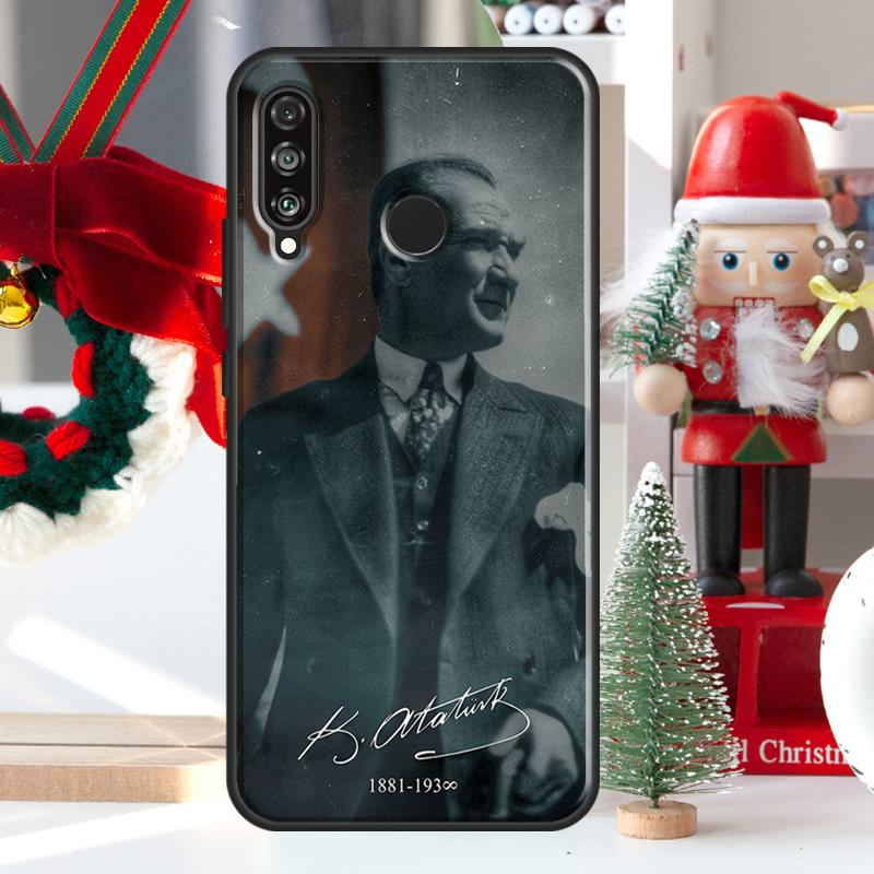 Турция Мустафа Кемаль Ататюрк Чехол Для Huawei P30 Lite P40 P50 P20 Pro P Smart 2021 Nova 5T Nova 9 Honor X9 X8 X7 50