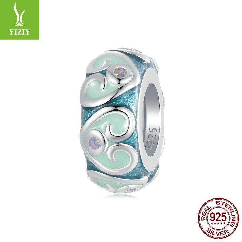 Yinziyun Sterling Silver Easter Egg Rabbit Bracelet Kit with S925 Beads and Spacers