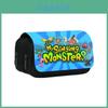 Двухслойная пенал My Singing Monsters из нейлонового материала для школьников и детей