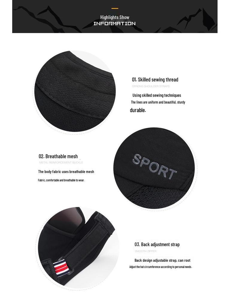 Женская летняя шляпа для защиты от солнца с телескопической кулиской для велоспорта