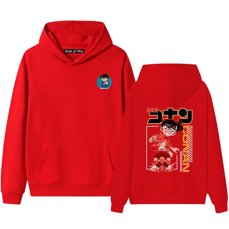 Мужские и женские толстовки Detective Conan Riman, толстовки, утолщенные в парном стиле