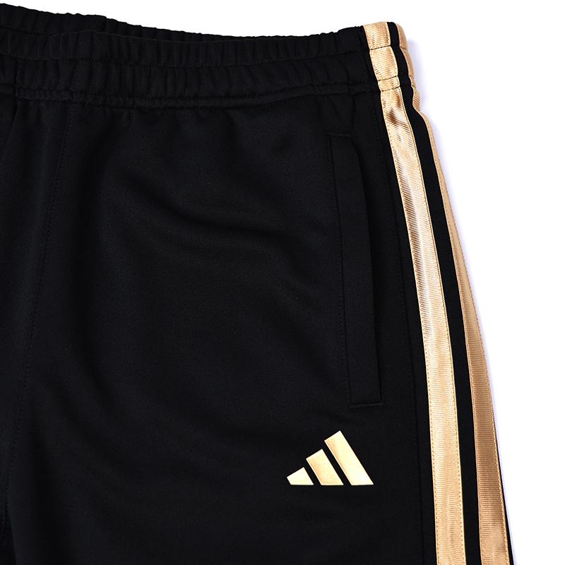 Men's Adidas Knitted Sweatpants Unisex Black/Gold Moderate