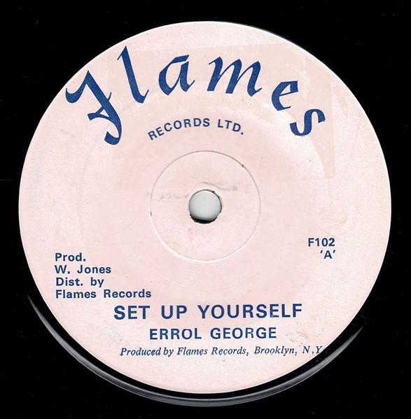 7-дюймовая пластинка ERROL GEORGE Собери сам F102 Flames Records US Reggae Ska Dub Б/у