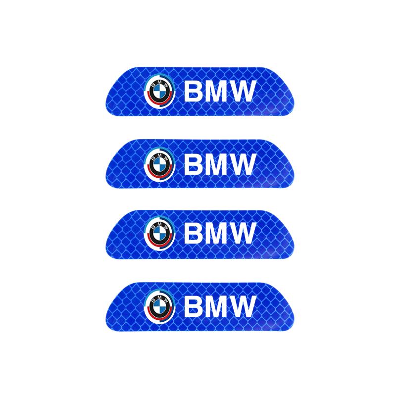 Car Reflective Door Sticker Safety Opening Warning Reflector Tape Decal For BMW X1 X2 X3 X5 X4 X6 X7 iX3 F20 F10 F07 E70 E46 E90