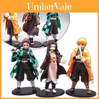 Детализированные фигурки Demon Slayer Kimetsu No Yaiba с Мицури, Муичиро, Тэнгеном, Кёджуро, Обанаем, Канао, Санеми. Идеально для демонстрации и в качестве подарков.
