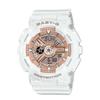 Наручные часы Casio Baby-G BA-110X-7A1JF Женские Белые Розовые