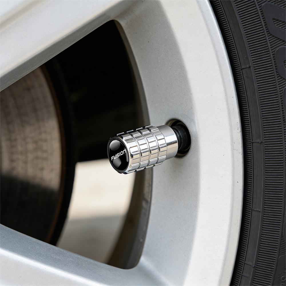 New Car Tire Valve Caps Tyre Rim Stem Covers Decorative For Ford Focus 2 3 MK3 MK5 Fiesta MK7 Mondeo MK4 Fusion Explorer Escape