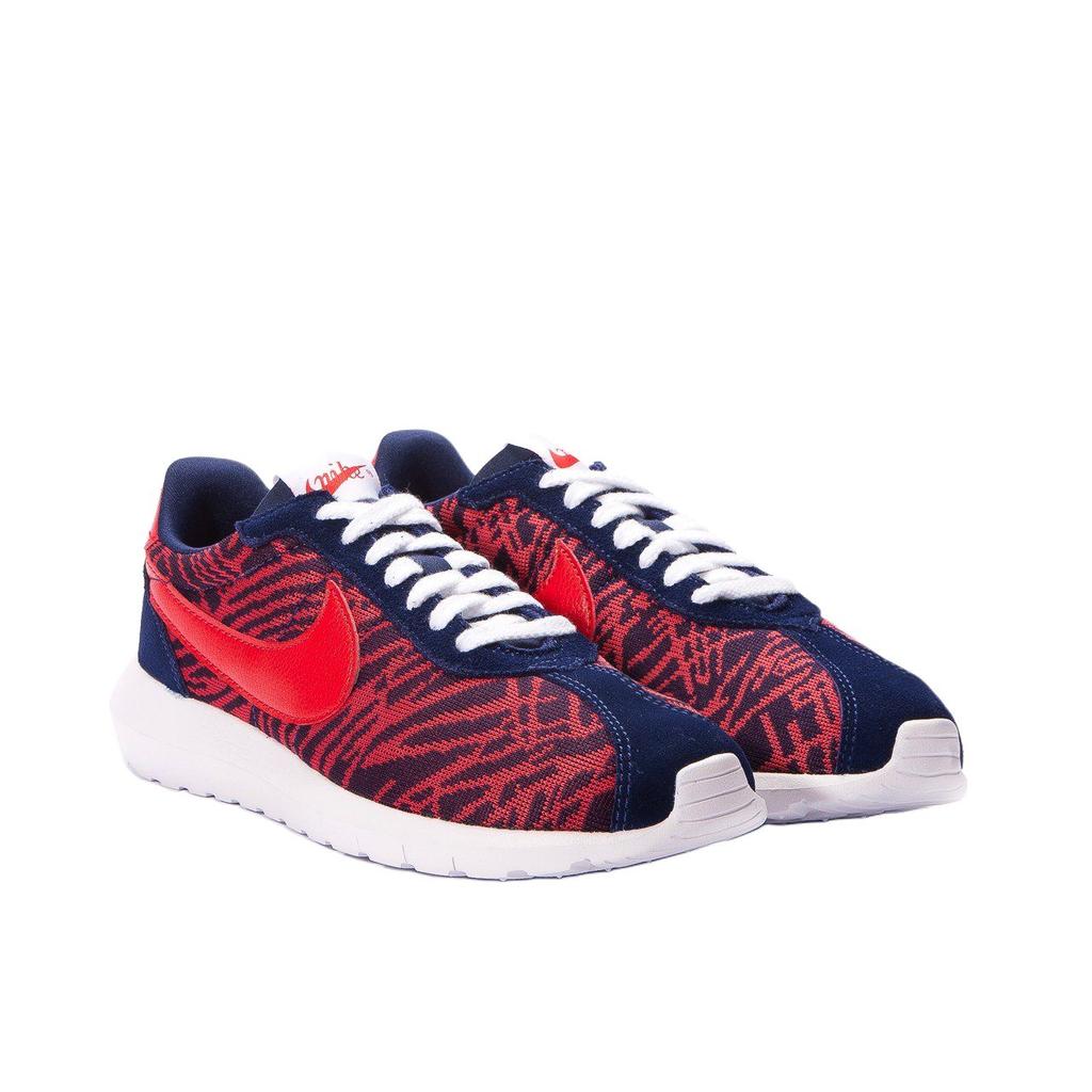 Nike Roshe LD-1000 Лояльный синий Университетский красный Полоски Женские кроссовки Белый 819845-400