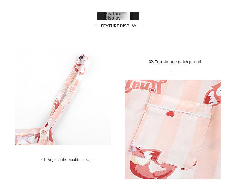 "Korean Striped Women's Seven-Piece Pajama Set for All Seasons"