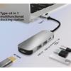 4 в 1 док-станция типа C USB-концентратор-расширитель для ноутбука Многофункциональный адаптер с портами HDMI USB