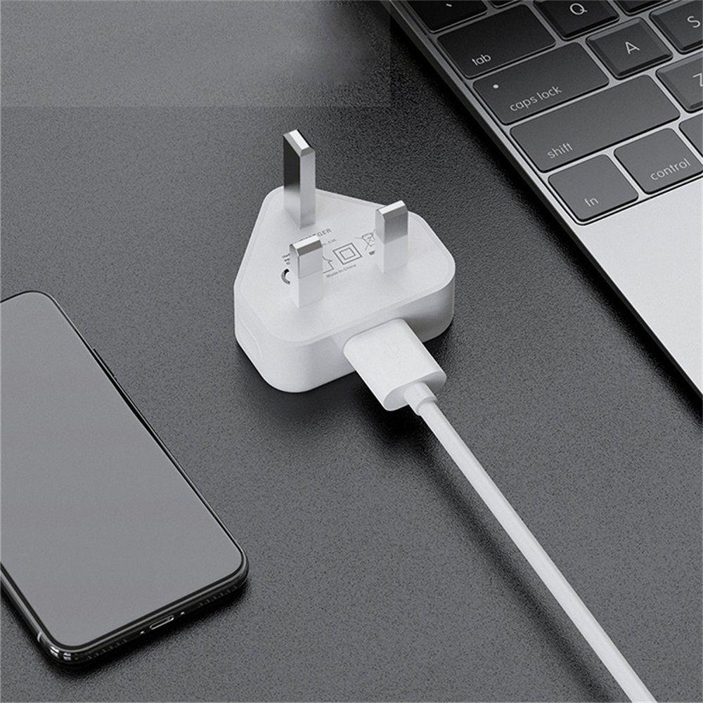 3-контактный адаптер питания Travel 5V 1A, британская вилка, USB-зарядное устройство, настенное зарядное устройство