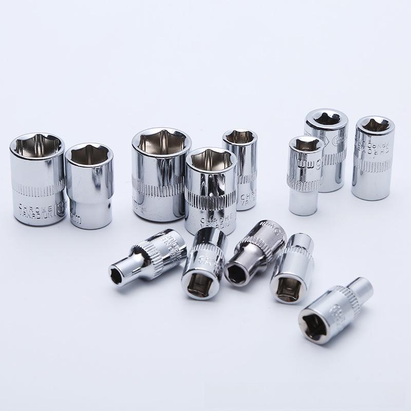 Шестигранный торцевой ключ Xiaofei 1/4", короткая головка 6,3 мм из хром-ванадиевой стали