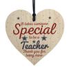 Handmade Hanging Heart Gift For Teacher Leaving Present Thank You Gifts