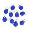 10Pcs Tk4100 Keychains 125Khz Rfid Proximity Id Card Token Tags Key Fobs Nfc