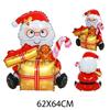 100cm Christmas Balloon Large Santa Claus Decorative Balloon Aluminum Foil Balloon For Christmas Party Decorative Supplies