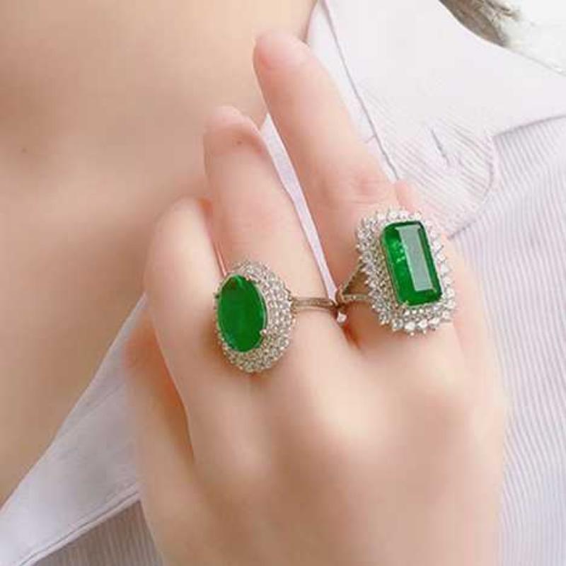 Sace Gems Классическое кольцо из медного сплава с цирконом, женские ювелирные изделия, свадебный подарок для вечеринки