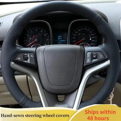 Чехол на руль автомобиля для Opel Mokka Opel ignia Astra J 2009-2016, из микрофибры и кожи, DIY оплетка на руль