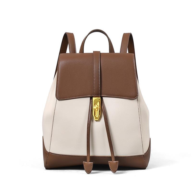 Рюкзак для женщин на осень и зиму, новый модный рюкзак большой вместимости для учеников младших классов средней школы и студентов колледжей из натуральной кожи