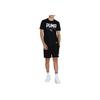 Puma Printed Round Neck Short Sleeve T-Shirt Men Tops Black 593029-01