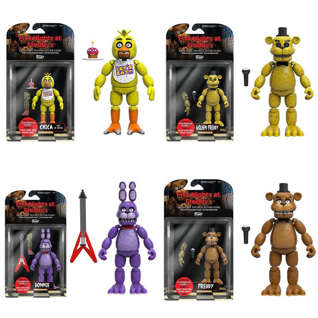 Fnaf Funko Пять Ночей с Фредди Подвижная Фигурка Золотой Фредди для Детей